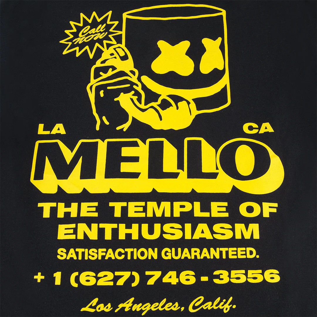 Call Now T-Shirt — Black - Image 4