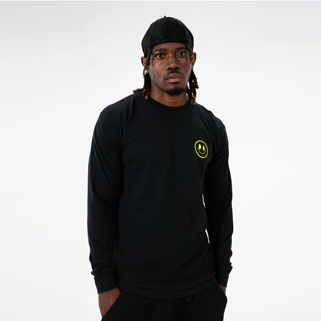 Joytime Collective Stacked Logo L/S Shirt — Black - Image 5