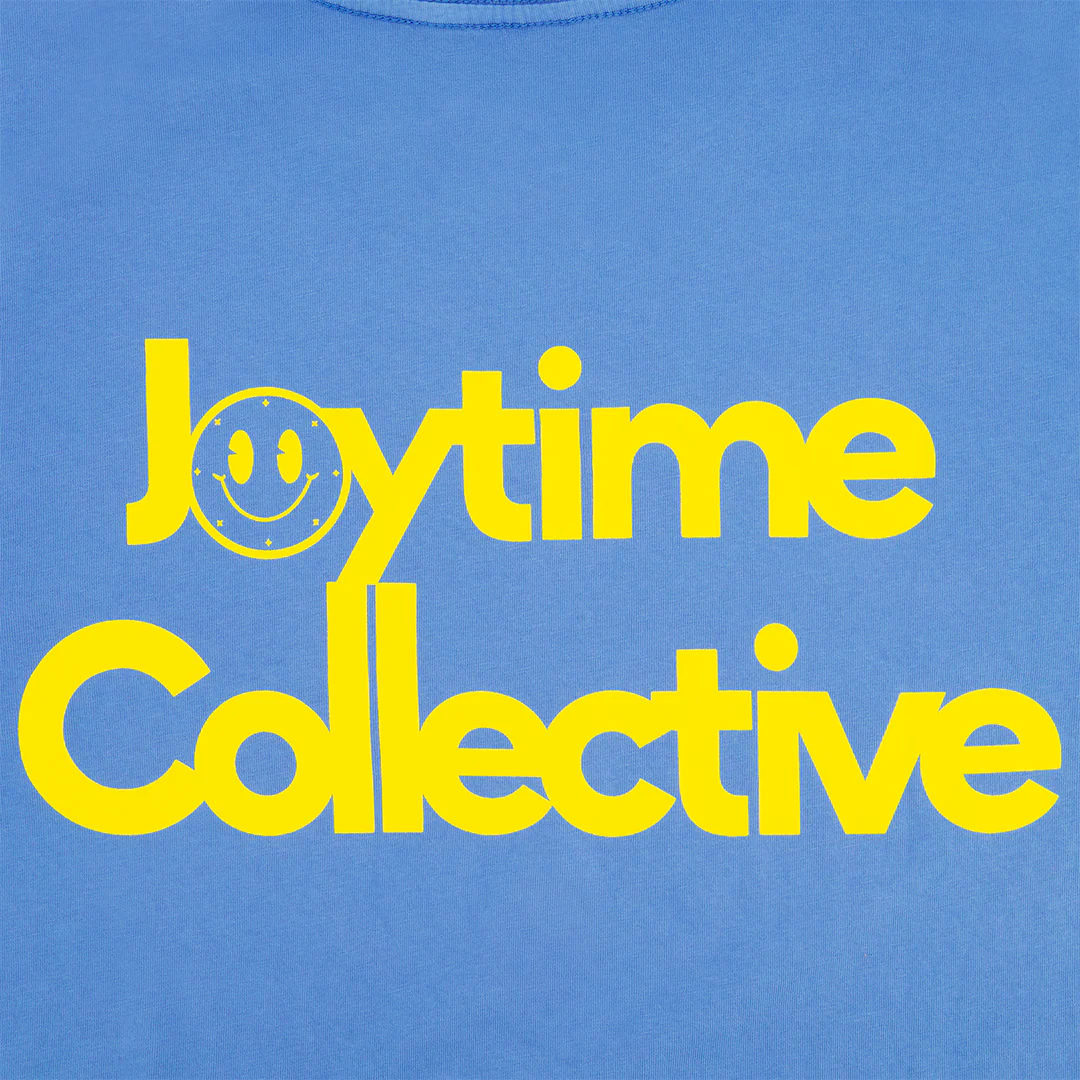 Joytime Collective Stacked Logo L/S Shirt — Blue - Image 4