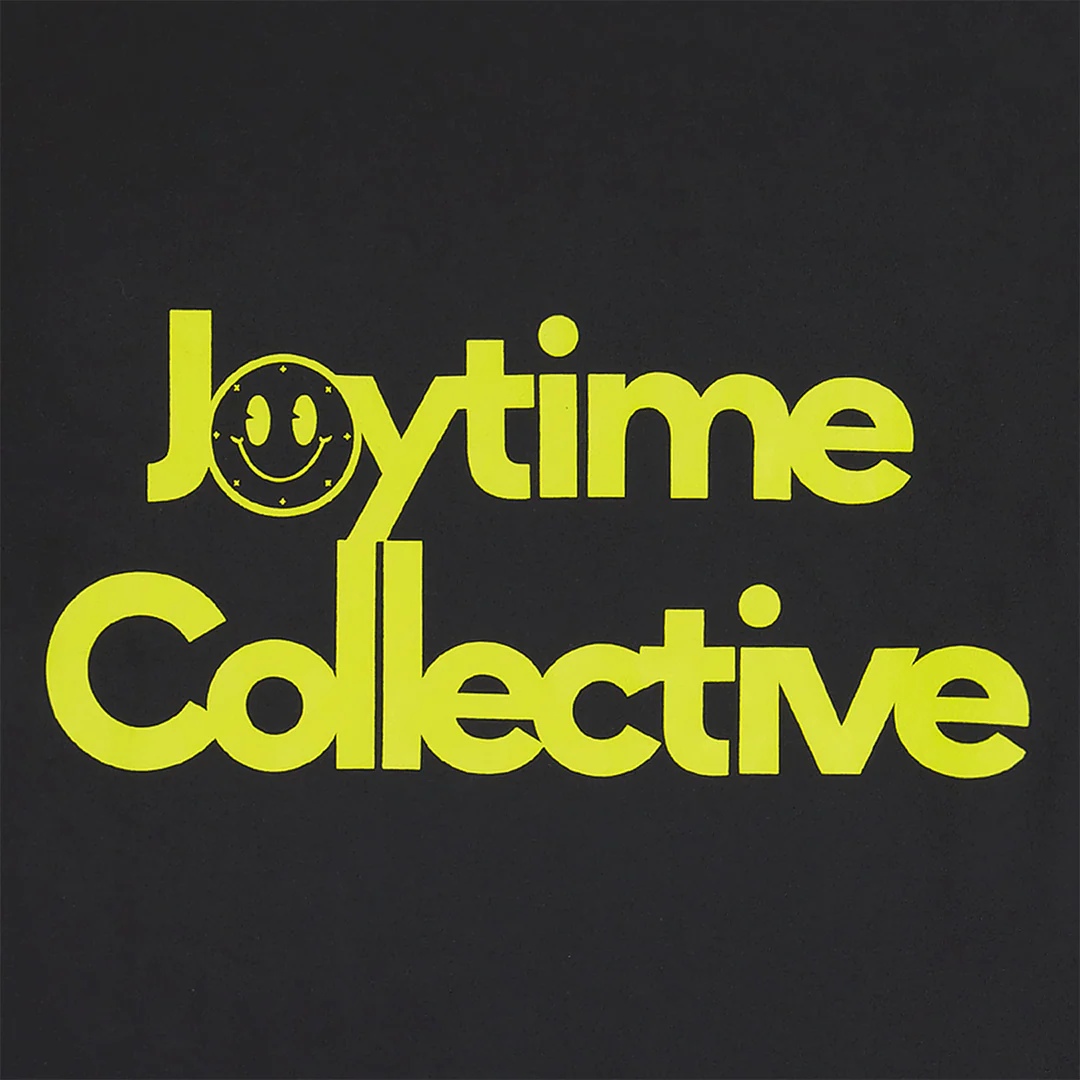 Joytime Collective Stacked Logo T-Shirt — Black - Image 4