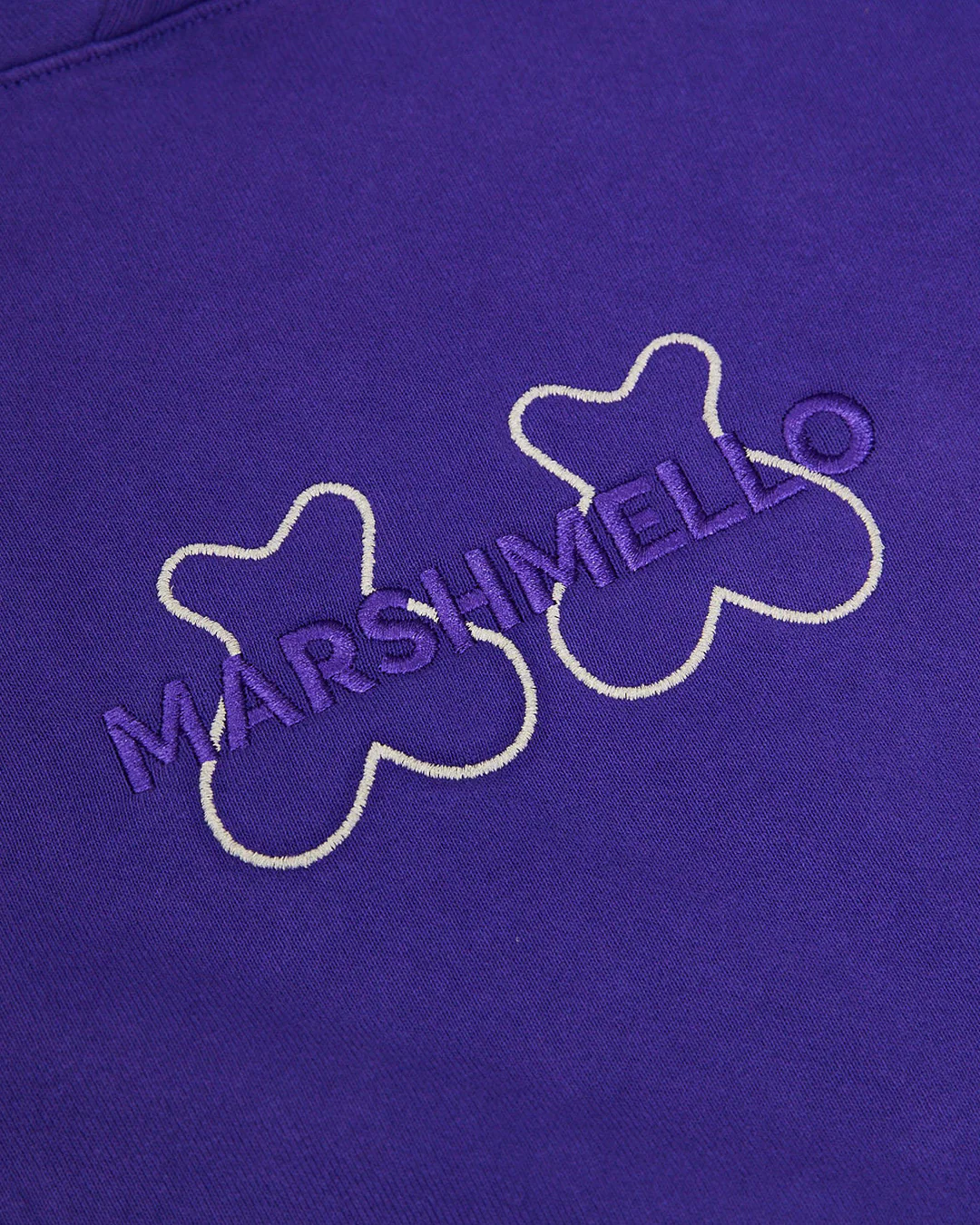 Marshmello Eyes Hoodie — Purple - Image 3