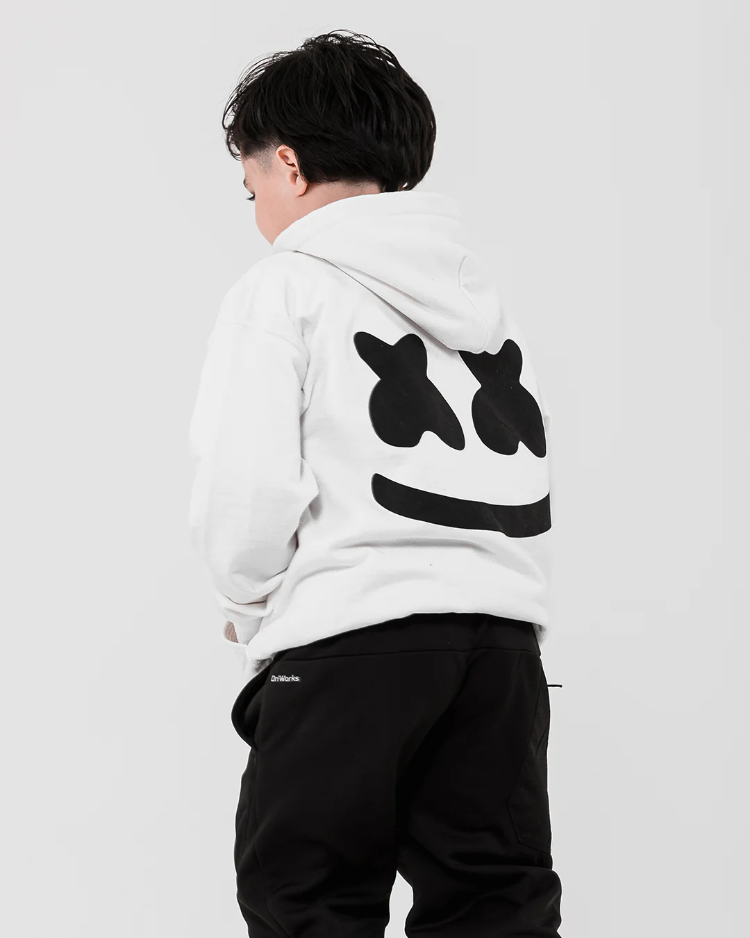 Smile Hoodie (Youth) — White - Image 5
