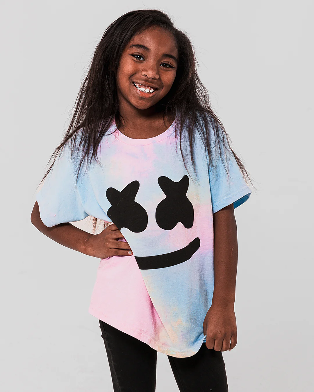 Smile T-Shirt (Youth) — Tie Dye - Image 3